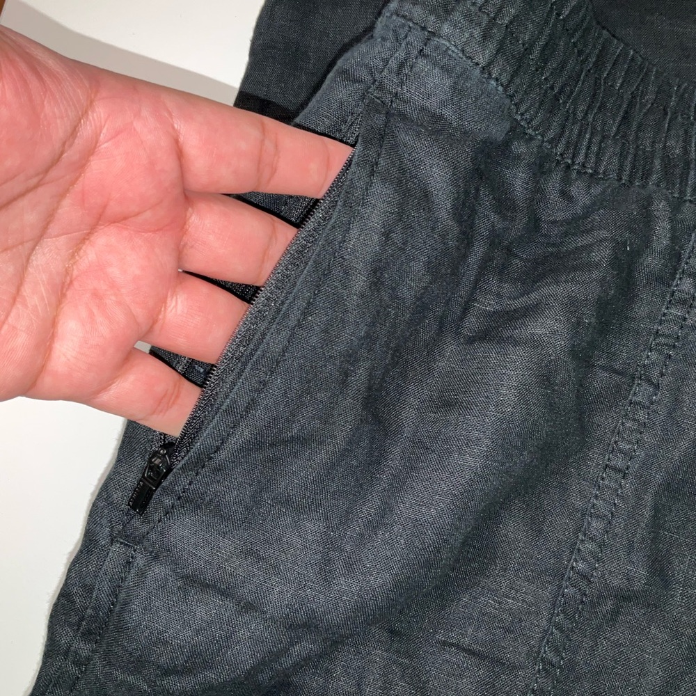 ATHLETA Retreat High Rise 100% Linen Ankle Pant - Picture 6 of 16